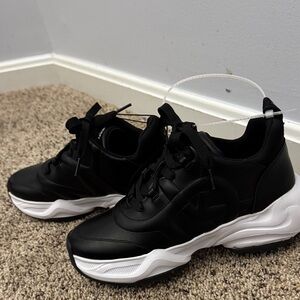 DKNY Black Women's Sneakers leather brand New